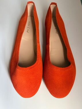 Suede Ballet Flats
